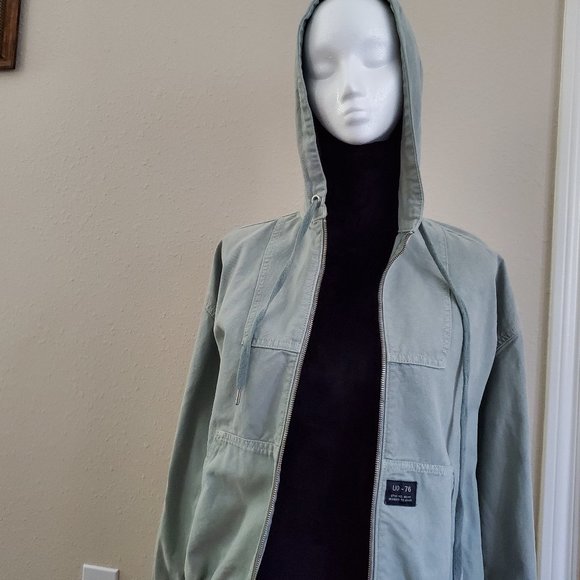 Bog Urban Tops - Bog urban Cambas hooded 100% cotton color seafoam green size XS.